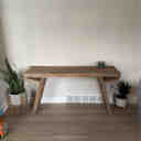 Gracie Oaks 58" Wood Console Table & Reviews | Wayfair